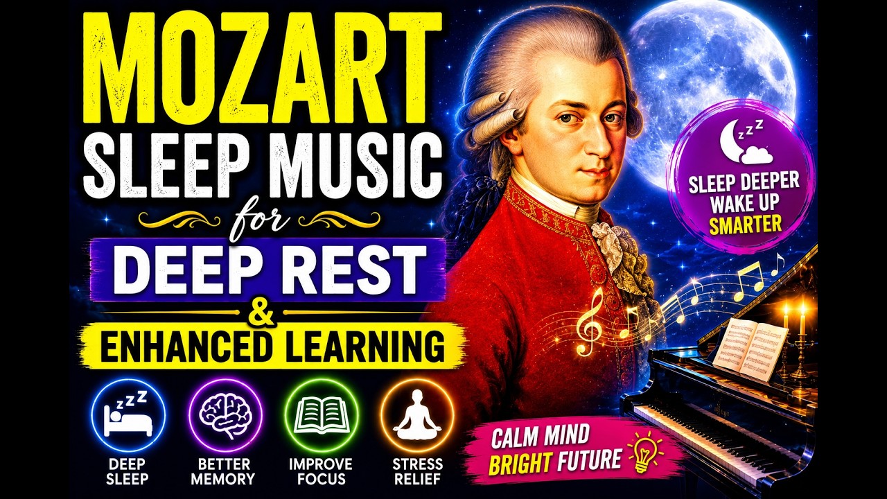 Mozart Sleep Music for Deep Rest & Enhanced Learning