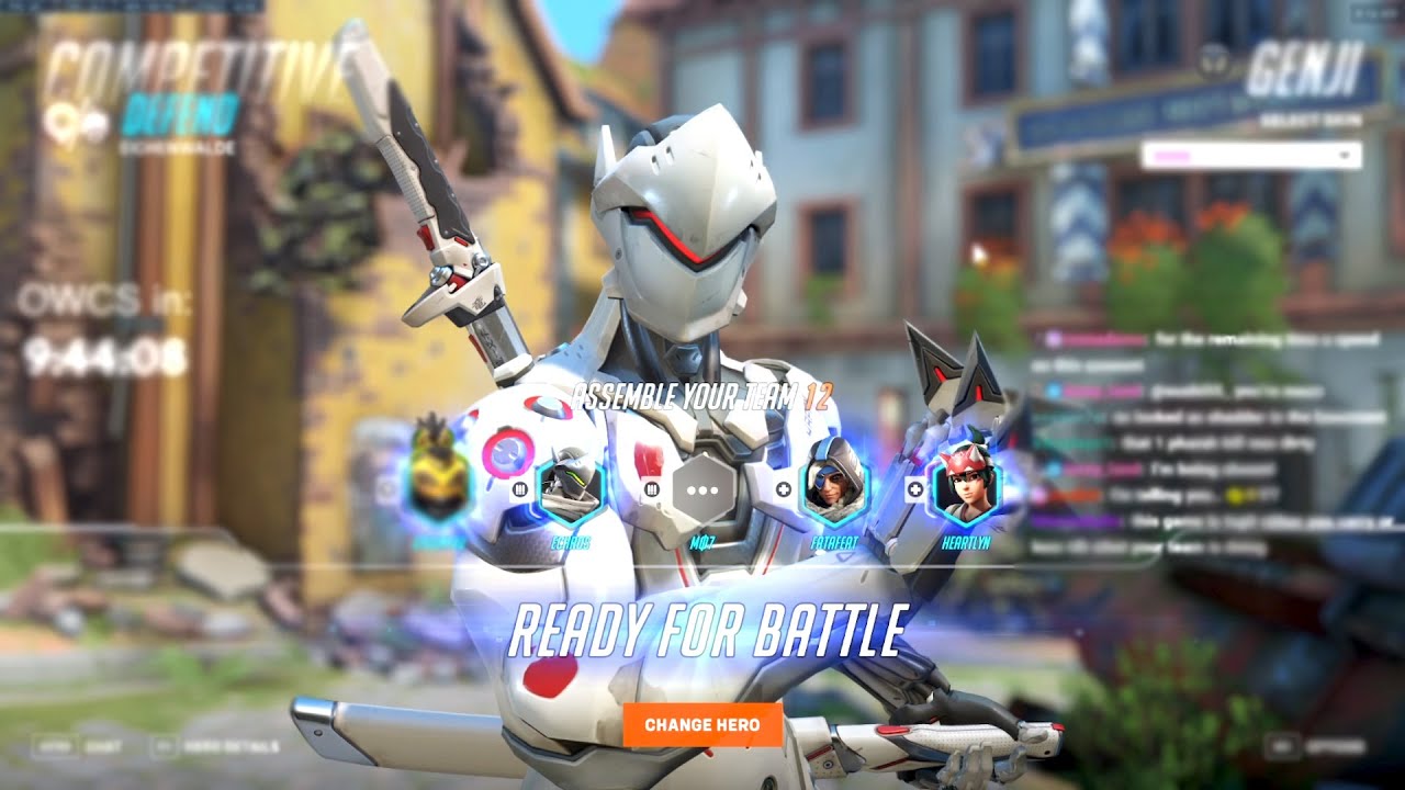 Некрос вытаскивает Генджи — 37 убийств! [Топ-500 9-го сезона Overwatch 2]