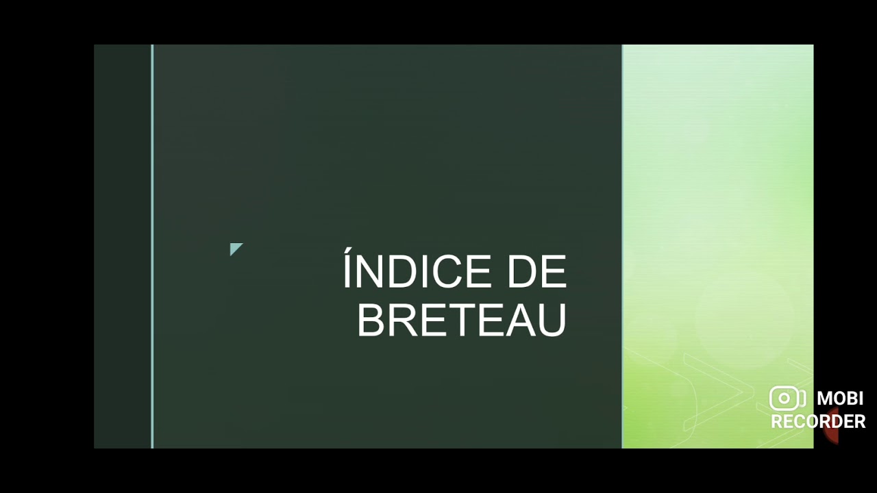 Índice de Breteau - Índices Entomológicos