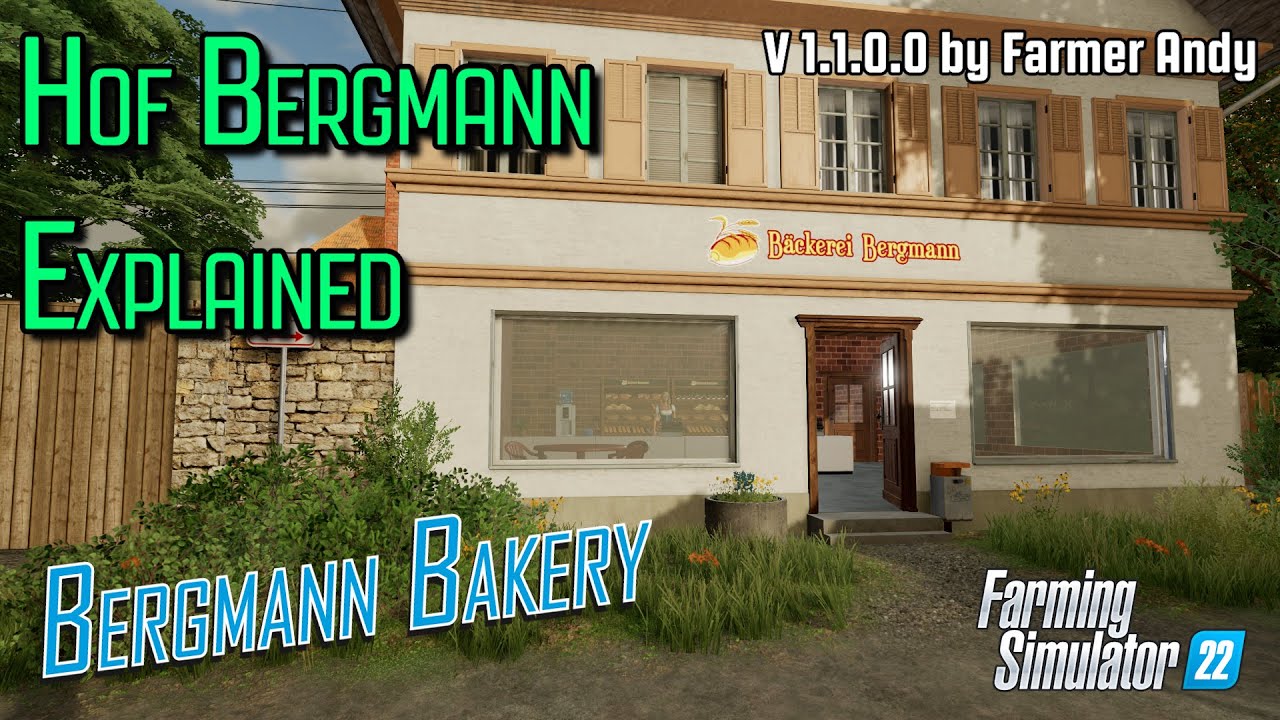 ❓ FS22 Hof Bergmann Explained ❓ Bakery Bread Production
