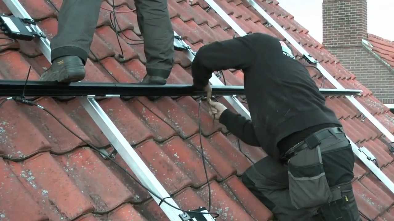 LG mono all black zonnepanelen montage met een Solaredge omvormer en Tritec inleg systeem