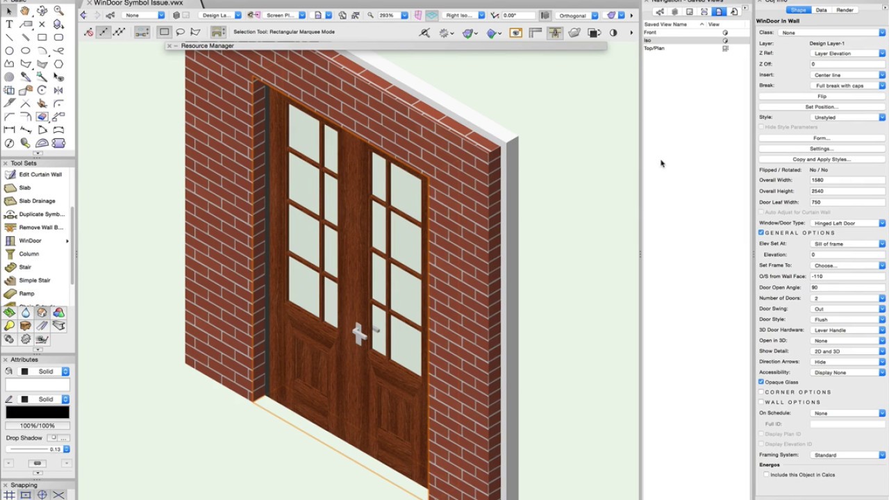 Creating a Custom Door Leaf in WinDoor 2017