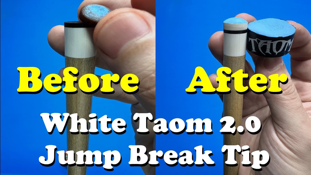 Обслуживание бильярдного кия: замена белого наконечника Taom 2.0 Jump Break