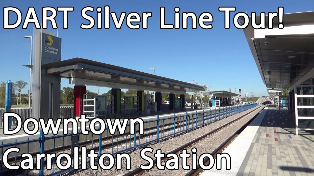 A Look Around DART's New Downtown Carrollton Silver Line Station