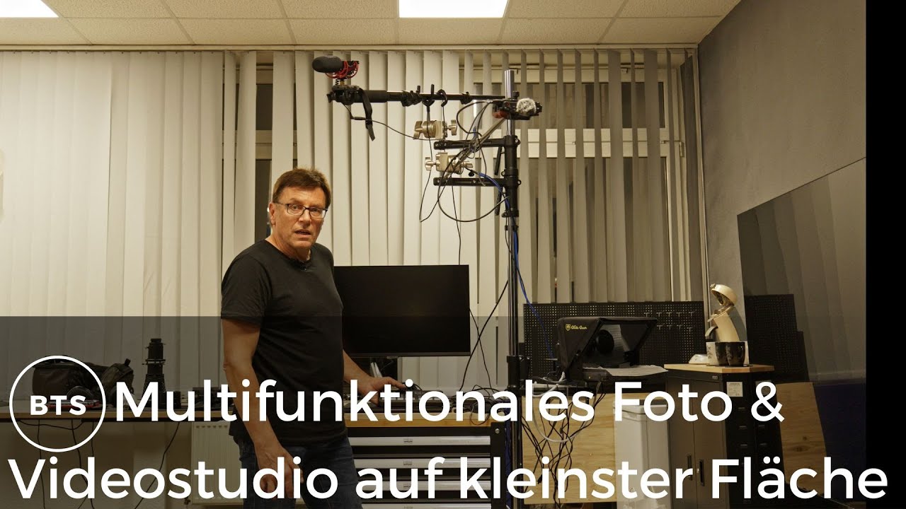 Mein hyperfunktionales Foto- und Videostudio auf kleinstem Raum. Ein Rundgang mit vielen  Erkl&auml;rung.
