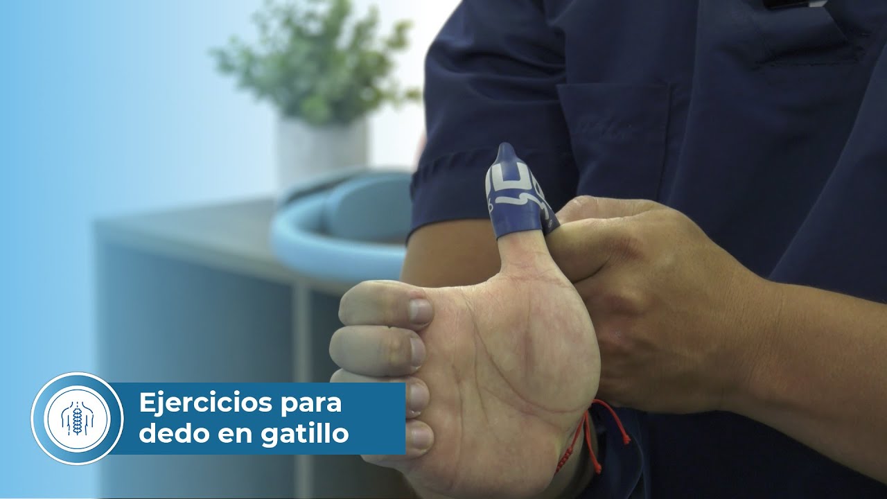 Ejercicios para dedo en gatillo