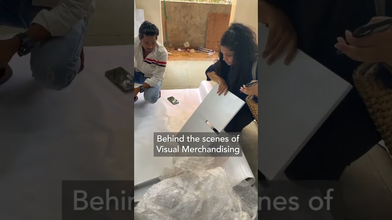 Visual Merchandising India | Behind the scenes | BTS | Workshop | Interior Styling | Designer | Fun