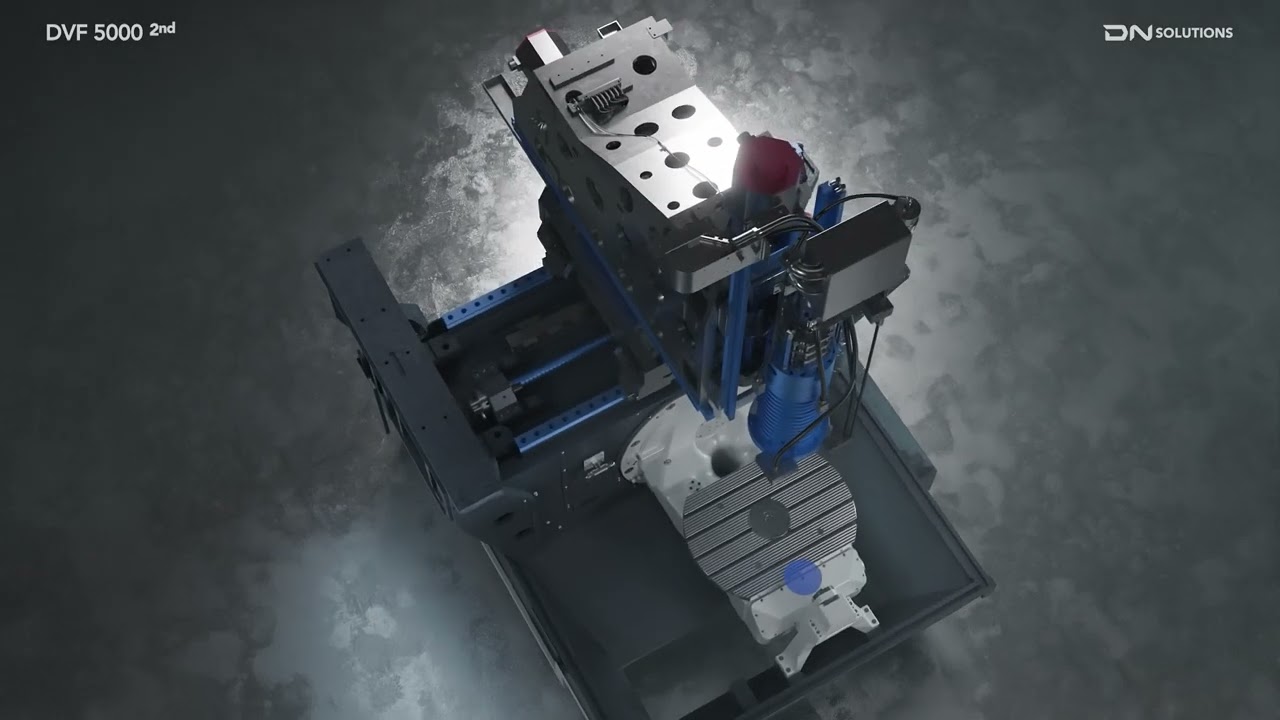 DN Solutions DVF 5000 2nd Gen | Red Dot Award-Winning Design & 5-Axis Performance