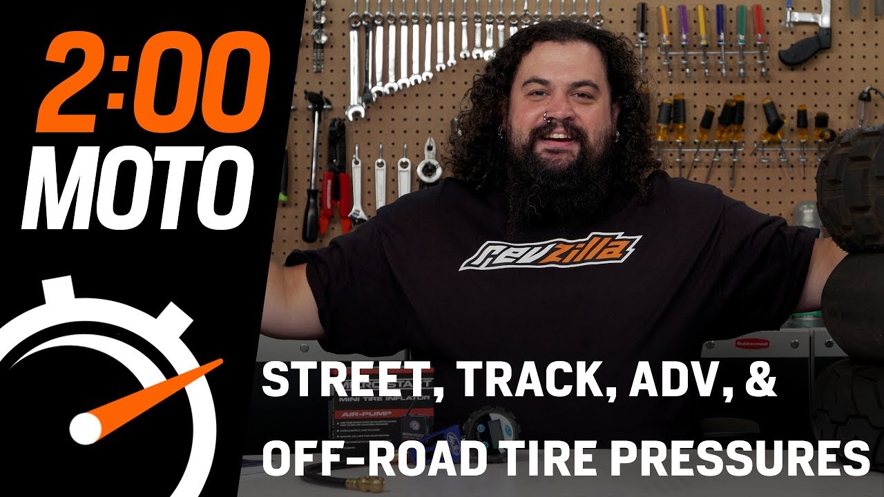 2 Minute Moto - Street, Track, ADV, & Off-Road Tire Pressures