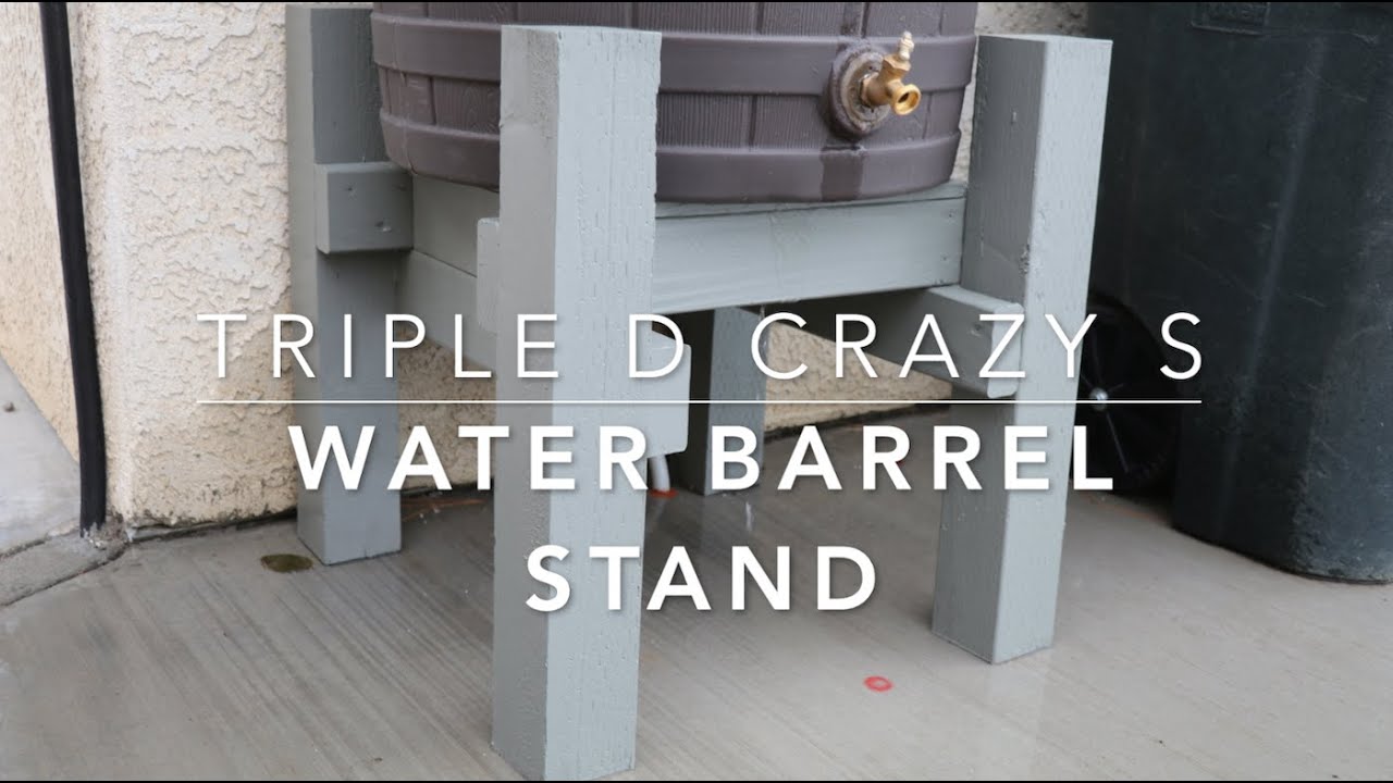 Water Barrel Stand