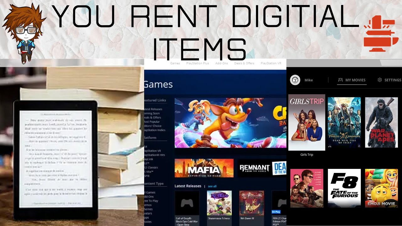 Amazon & Kindle eBooks - You Don't Own Any Digital Items