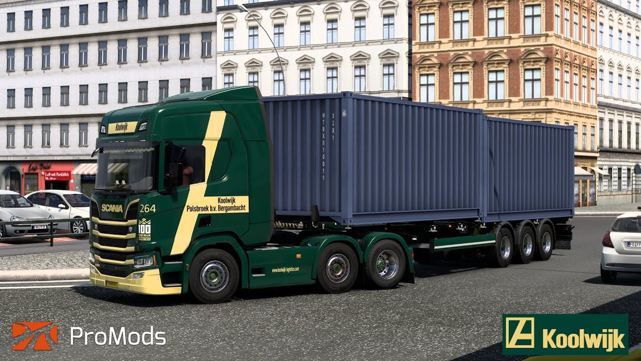 ETS2[1.54] ProMods[2.74] Koolwijk - Scania R500 - Ritje door Duitsland 🇩🇪