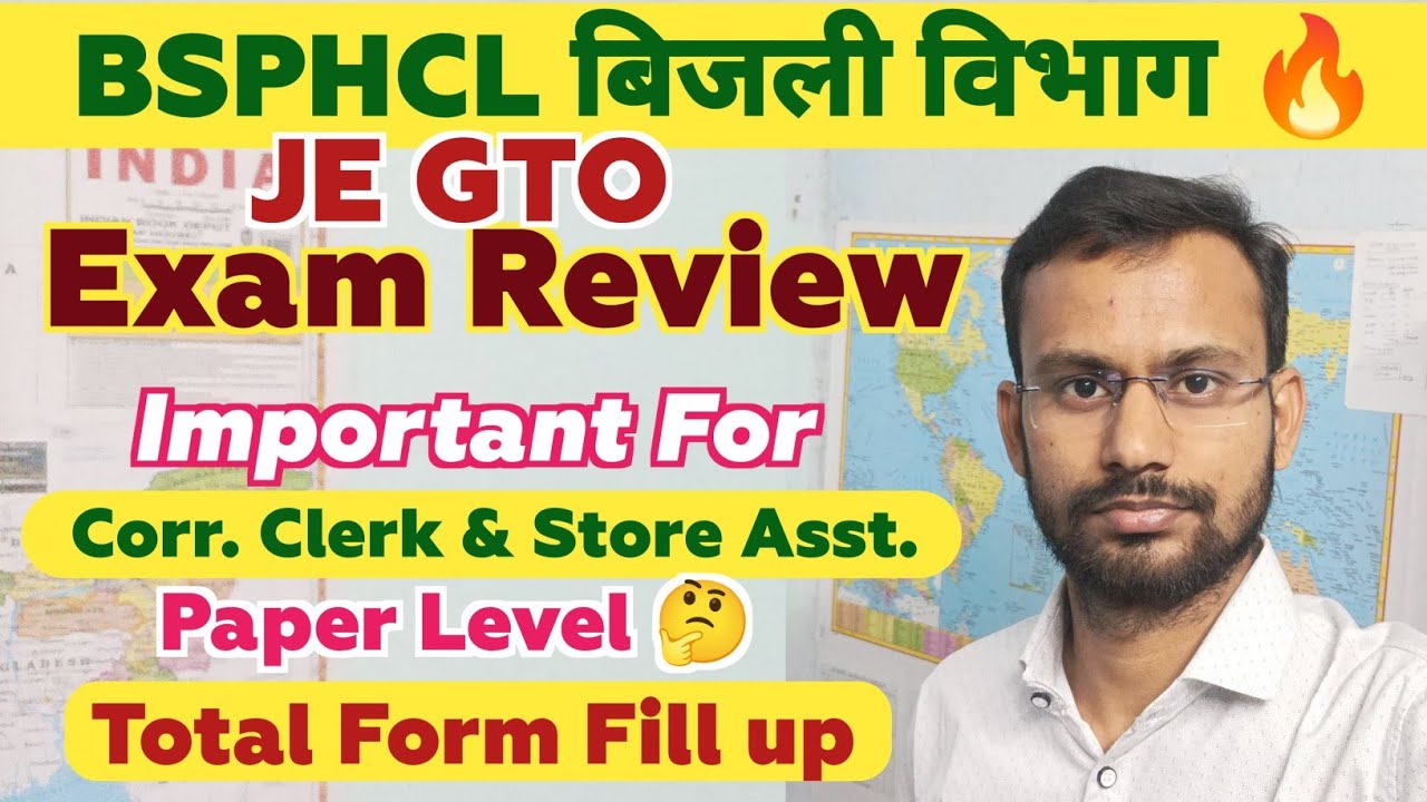 BSPHCL JE GTO Exam Review 🔥 Important For Corr. Clerk & Store Asst. ✅ कैसा आ रहा Paper..?