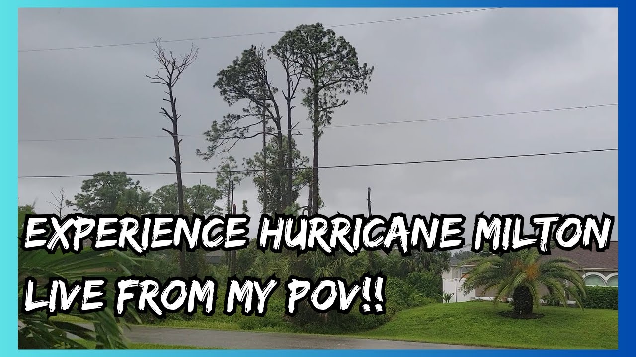 Experience Hurricane Milton Live!  #vlog #hurricane #milton