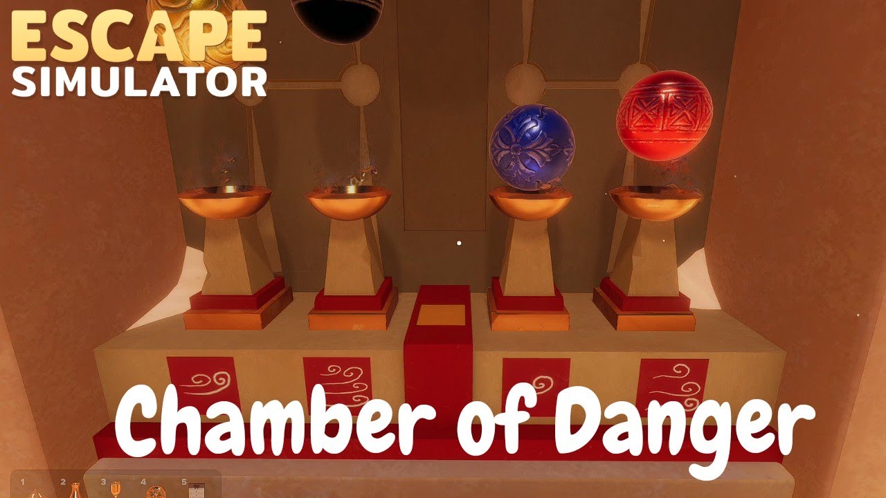 Escape Simulator Chamber of danger | Colors balls puzzle | Camel Scorpion puzzle