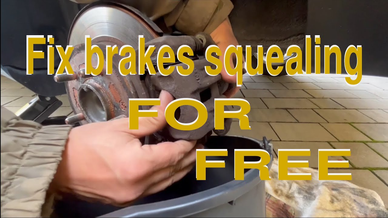 How to fix squeaking brakes for free - on Hyundai ix20, but works on most cars