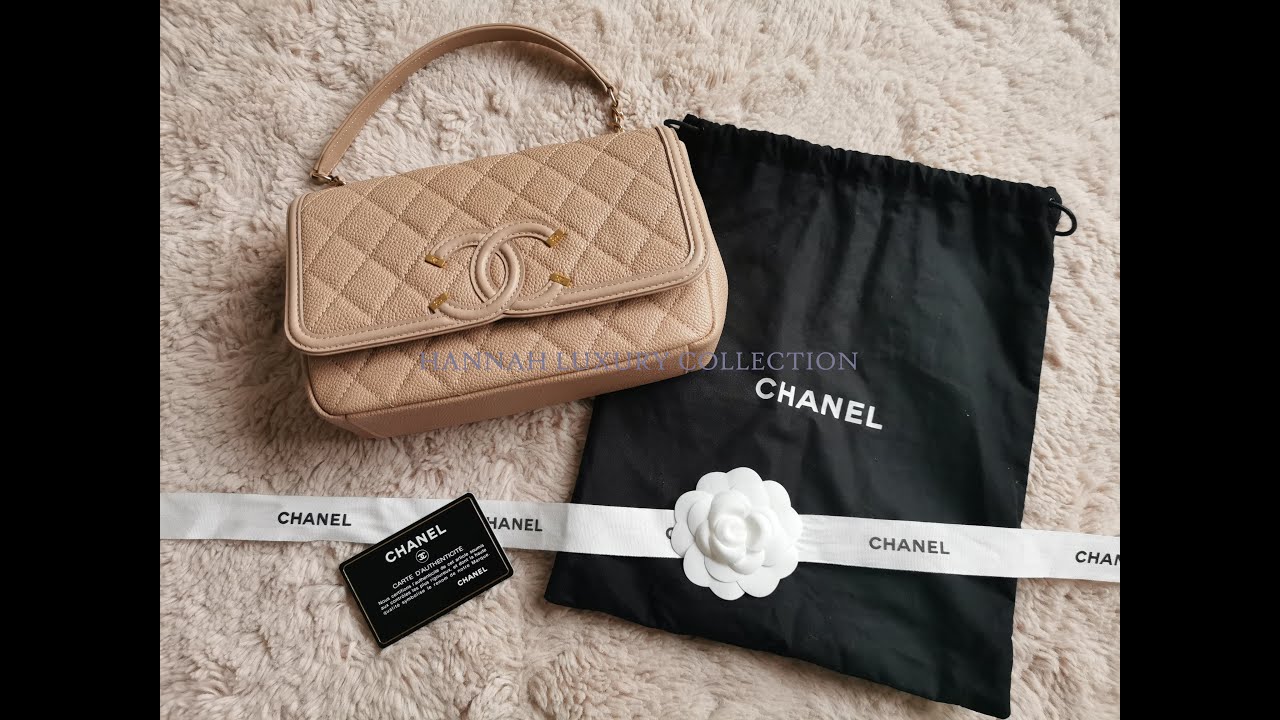 Chanel CC Filigree Small Flag Bag