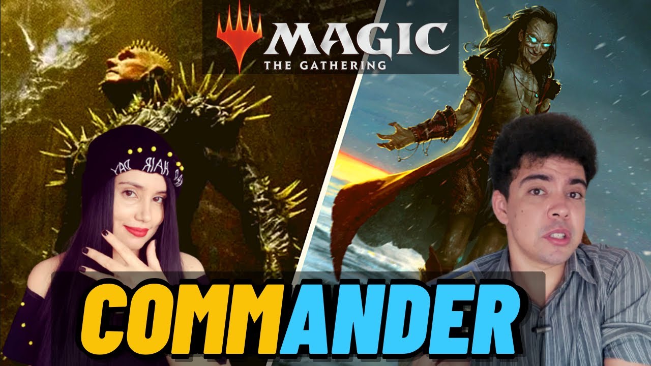 K'RRIK VS ZUR | COMMANDER Gameplay Físico | Magic: The Gathering Brasil | MONO BLACK vs ESPER