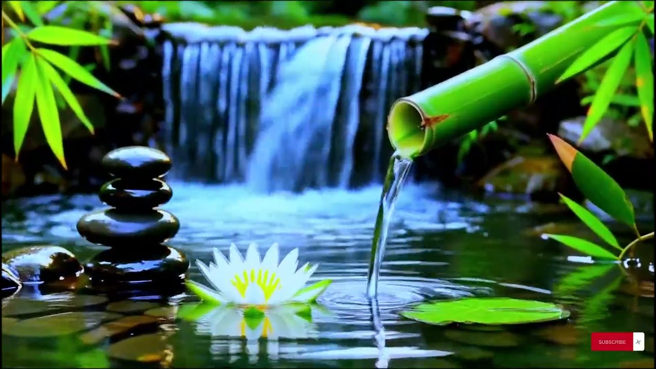Deep Relaxation Spa BGM 🌿 Bamboo Water & Soothing Music for Sleep