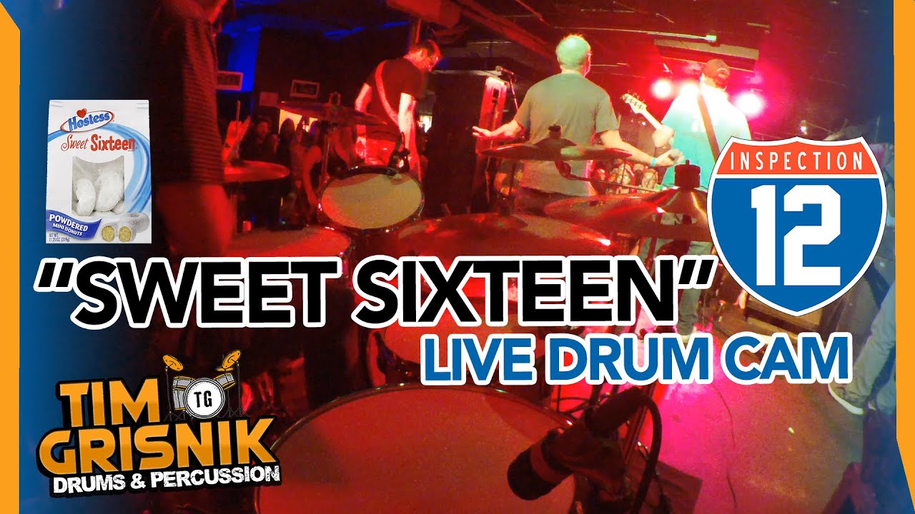 Inspection 12 - Sweet Sixteen (drum cam - live at Jackrabbits)
