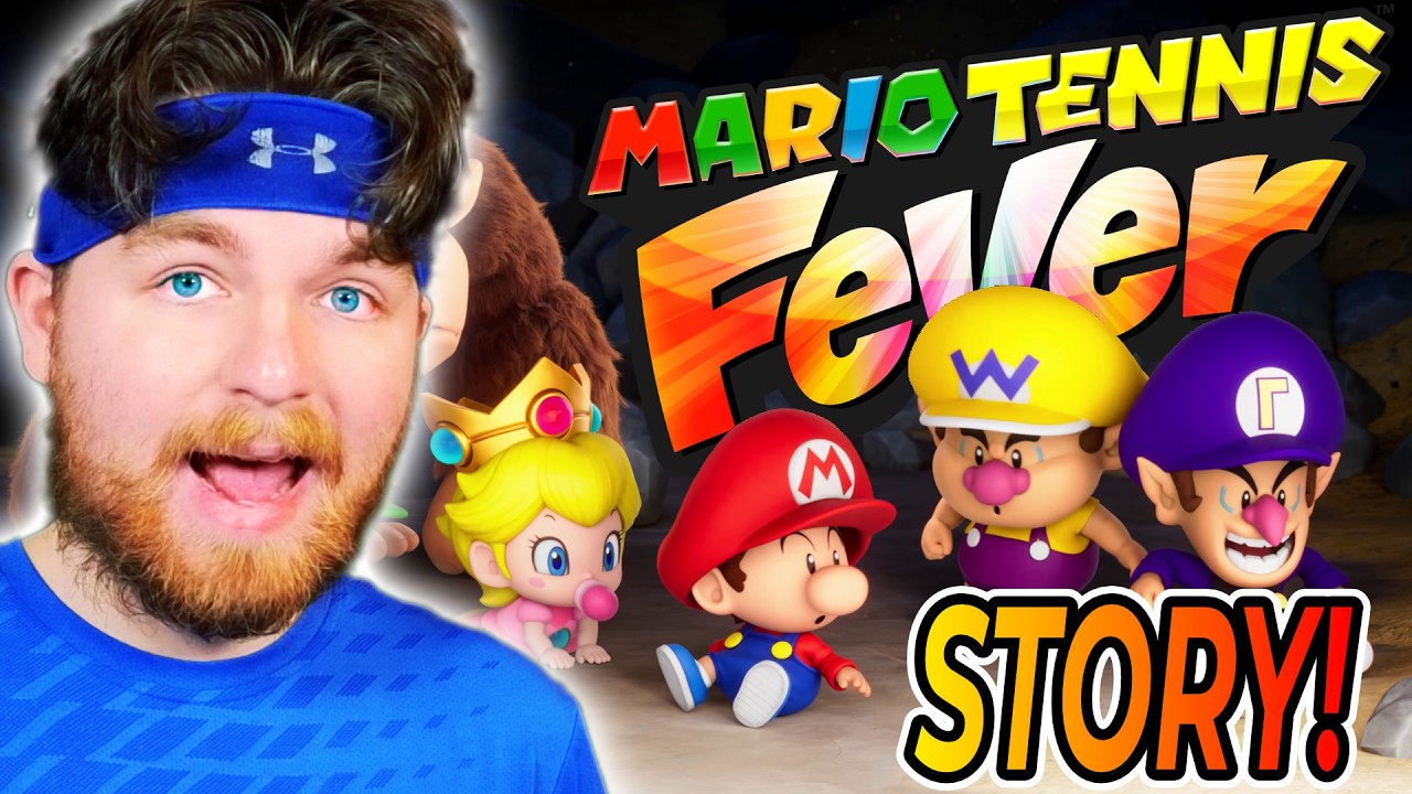 🔴 My BLIND Playthrough of Adventure Mode LIVE! (Mario Tennis Fever)