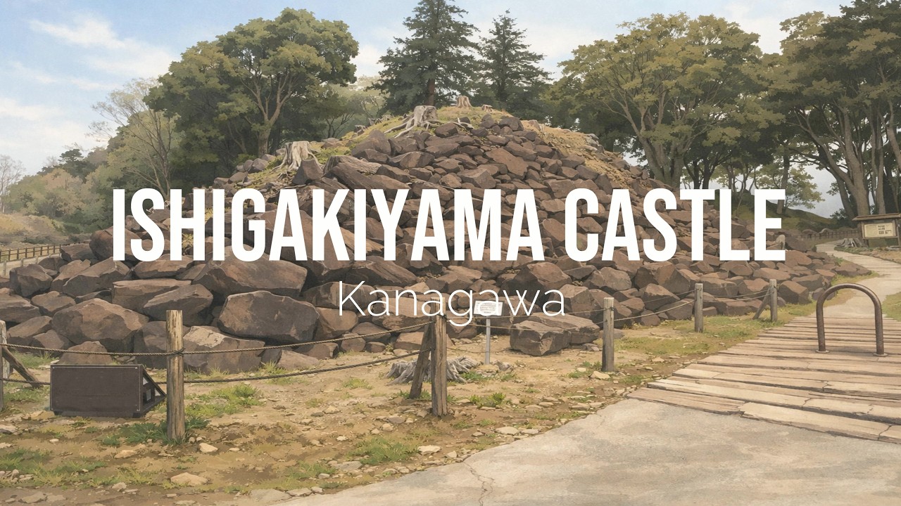 【4K】Ishigakiyama Castle (Kanagawa) / 石垣山城 (神奈川)