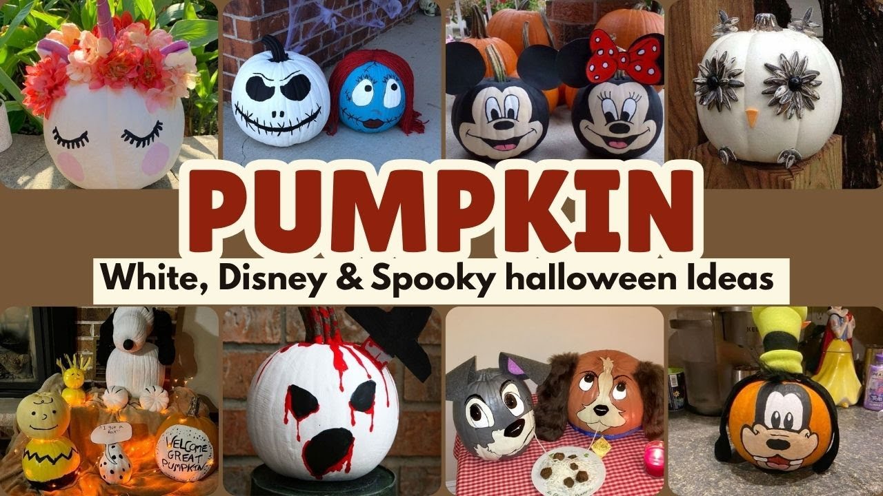 111+ Creative Pumpkin Decorating Ideas for Halloween 2025 | Scary, Cute & Funny Pumpkin Faces