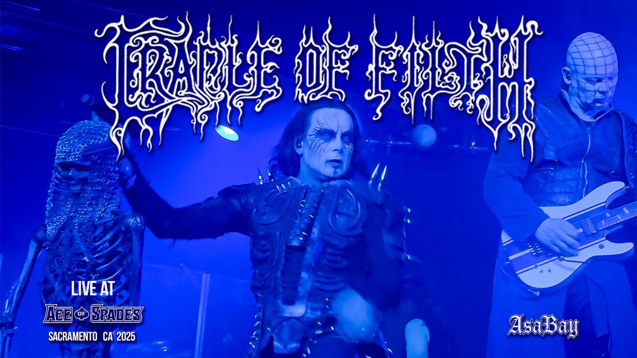 CRADLE OF FILTH — Live in 4K at Ace of Spades, Sacramento May 25 2025  Raw Fan Footage from the Pit!