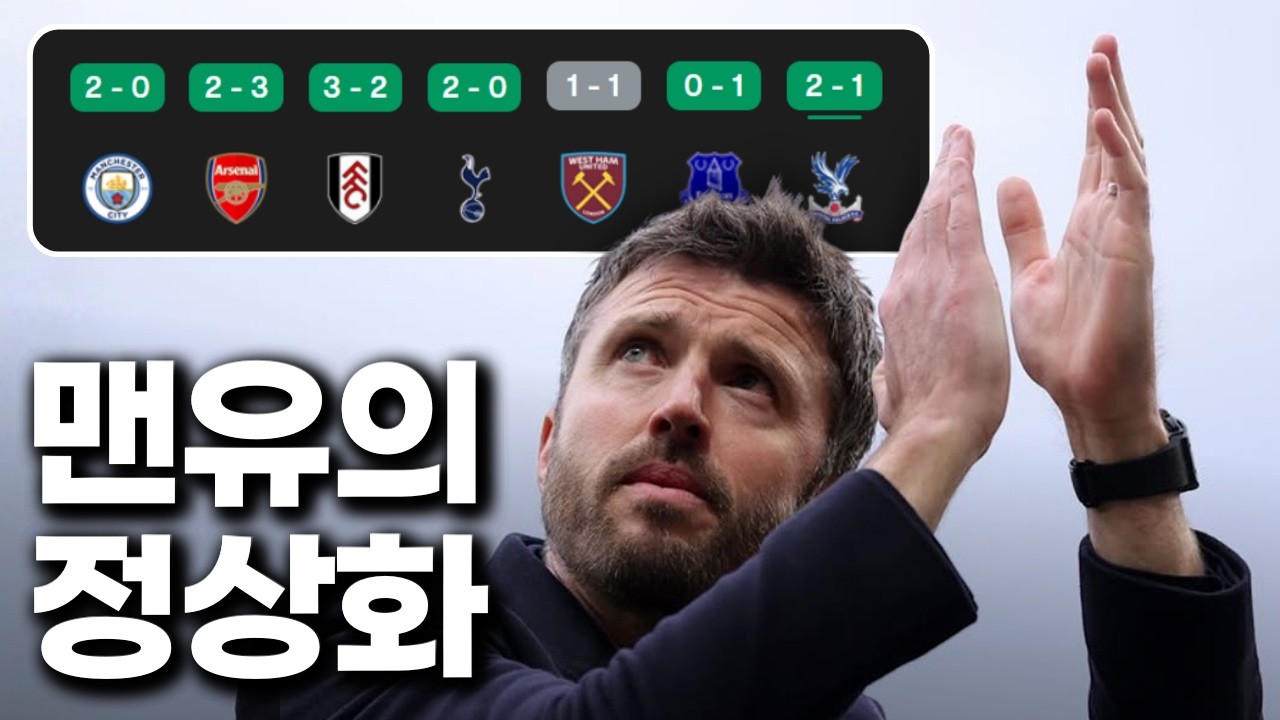 캐릭은 어떻게 맨유를 3위로 올려놓았는가ㅣ캐릭 정식감독 가능성