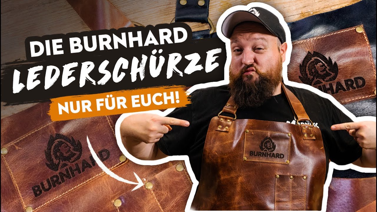 Die Burnhard Lederschürze | BBQ MADNESS Grillschürze