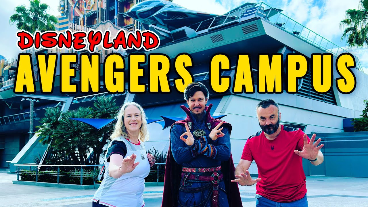 Avengers Campus at Disneyland, full walkthrough 2024