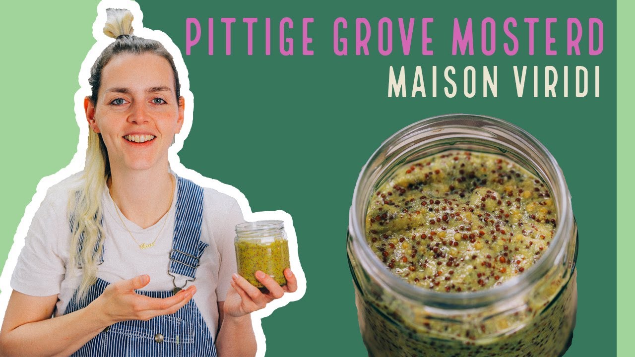 Super makkelijk ZELF PITTIGE GROVE MOSTERD maken!