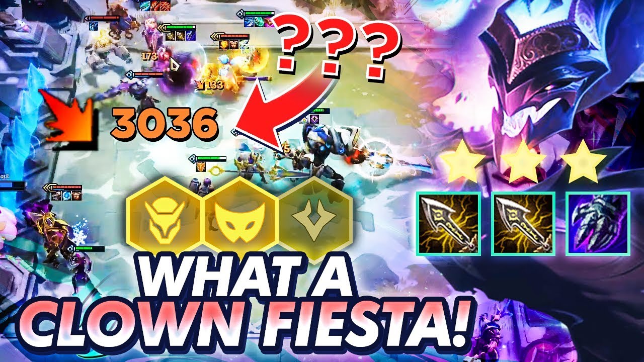 SHACO BACKSTAB ONE-SHOTS EVERYONE? WHAT A CLOWN FIESTA! | TFT | Teamfight Tactics
