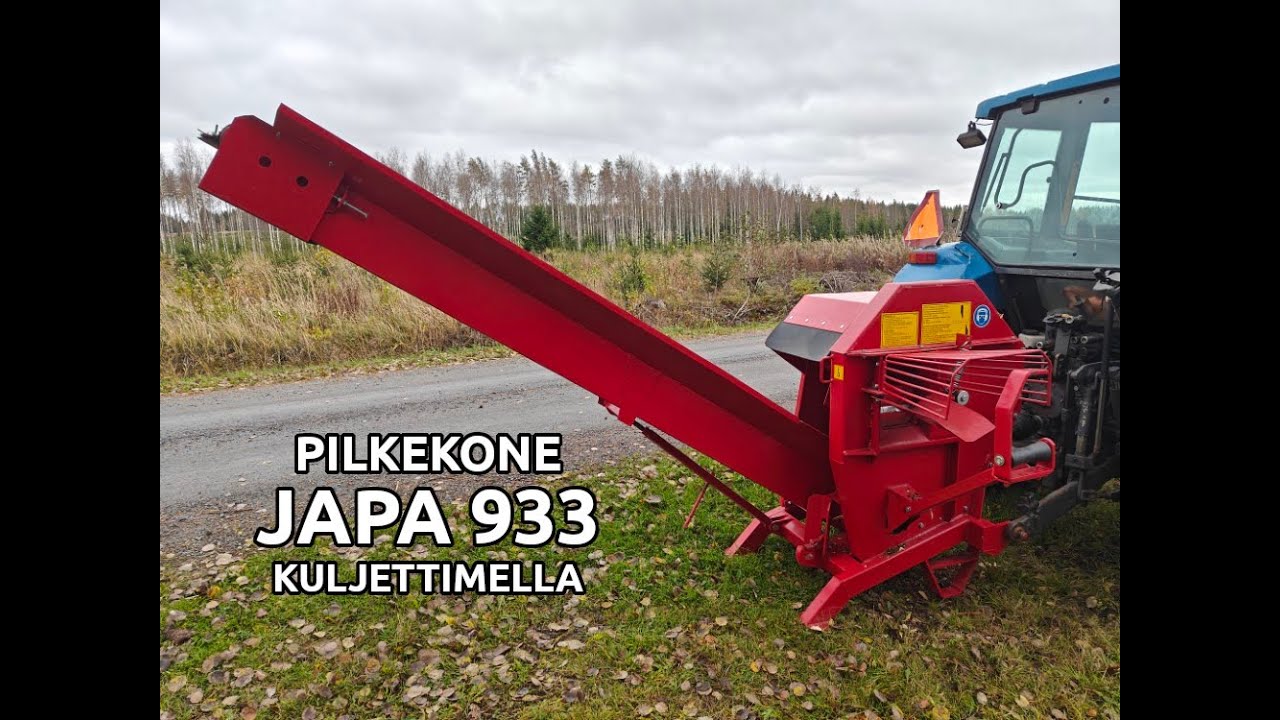 Japa 933 pilkekone kuljettimella