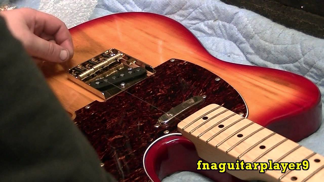 Assembling a Tele Style Electric Guitar