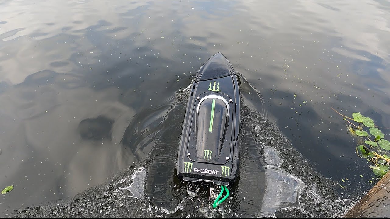 Proboat Sonicwake 36 on 6s, Hobbywing Seaking 180a esc Leopard 2000kv Octura x445 prop