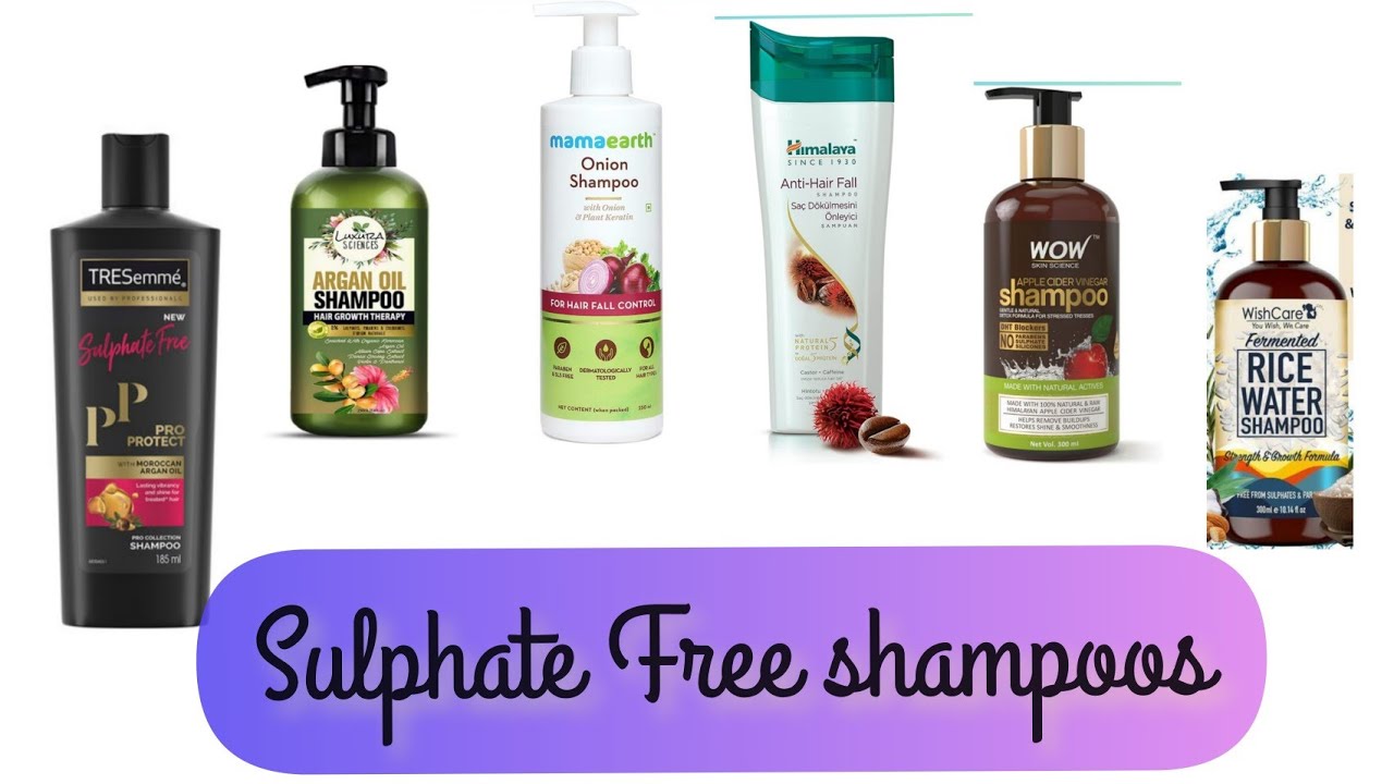 10 best SULPHATE free & PARABEN free shampoos || SLS free || Haircare || Live young
