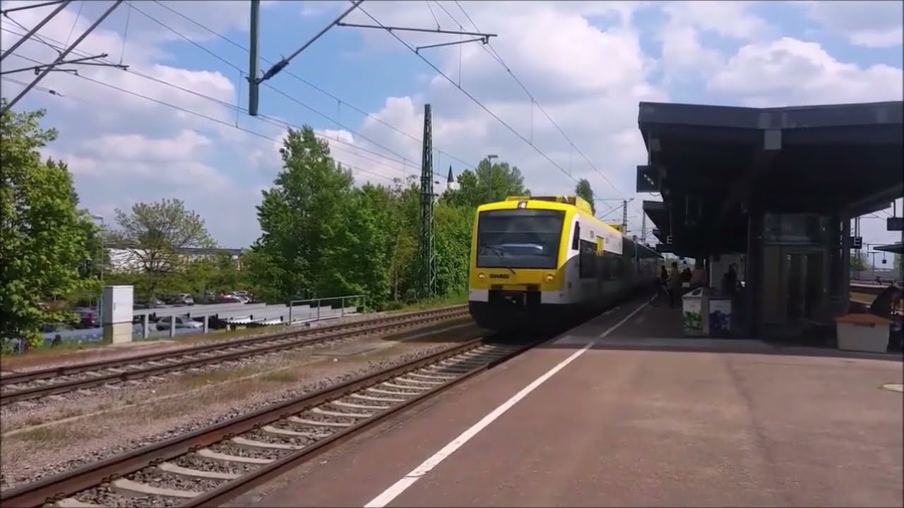 Trains variés en gare de Kehl — TER, Fret et TGV | 13 mai 2017
