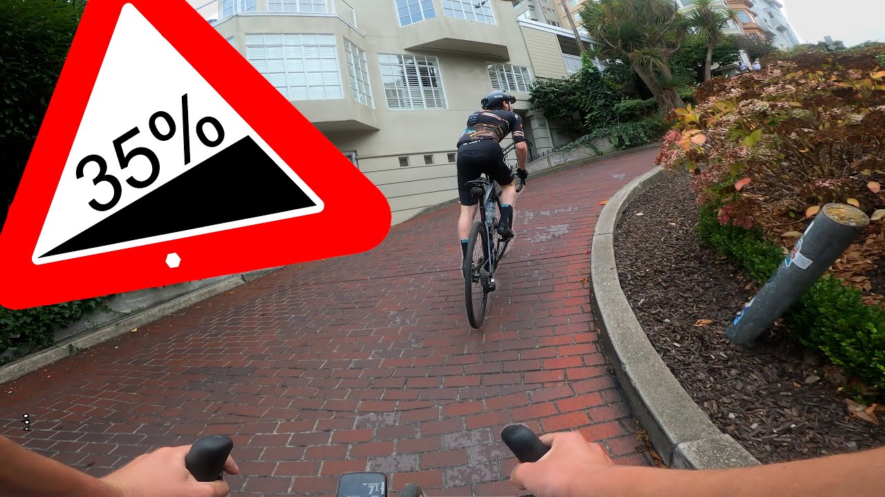 San Francisco's Steepest Streets vs 58kg Climber