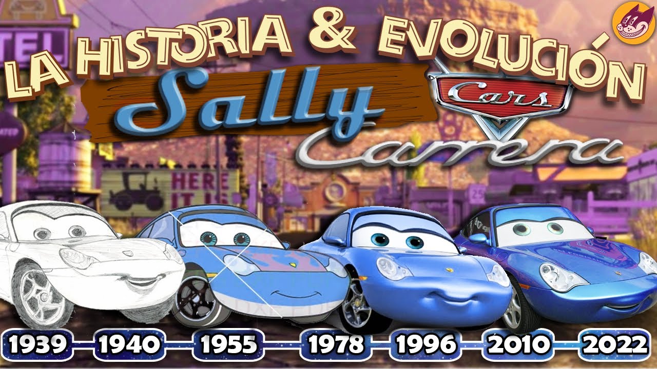 La Historia y Evolución Completa de "Sally Carrera" | Disney Cars