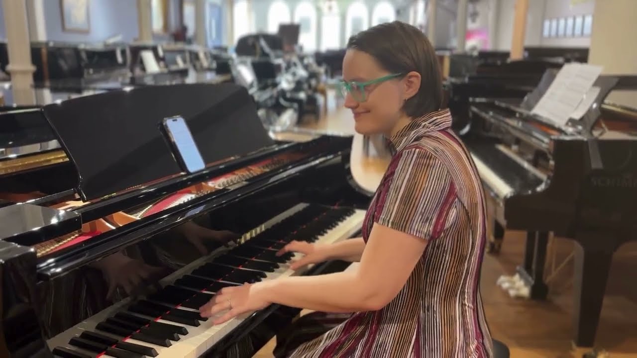 The winner of the mjf piano trail 2024 - Ainsley