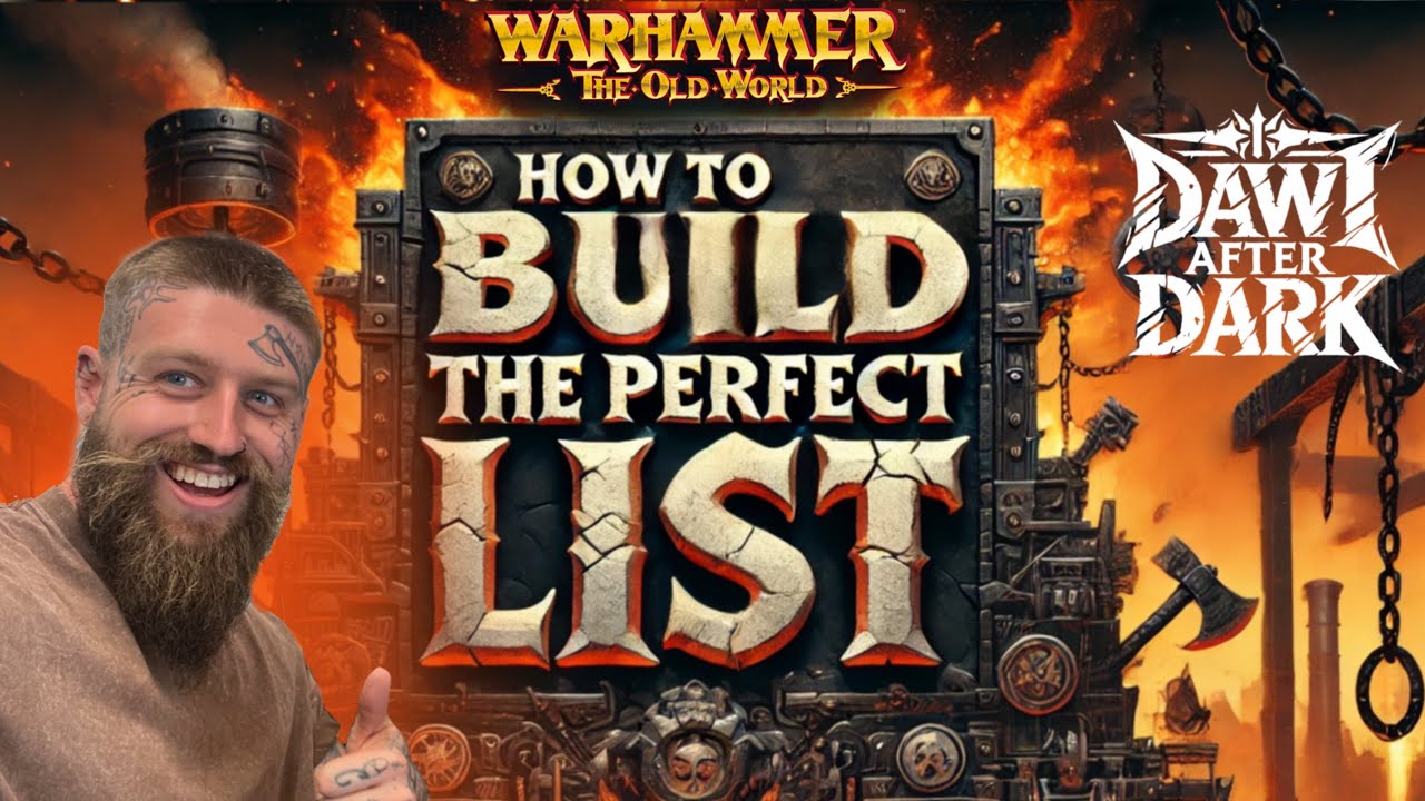 How to build a Dwarf tournament list for Warhammer: The Old World - Creating my list for the LGT!
