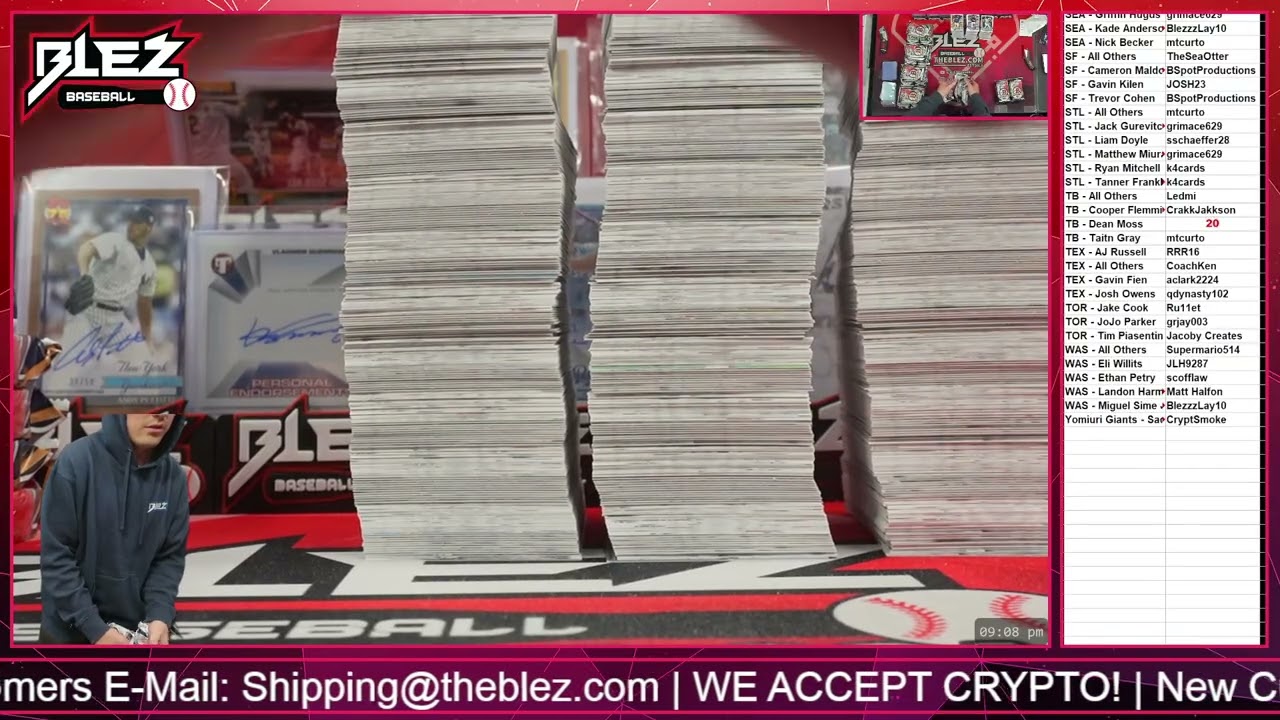 2025 Bowman Draft Hobby FULL CASE BREAK Pick Your Player #75