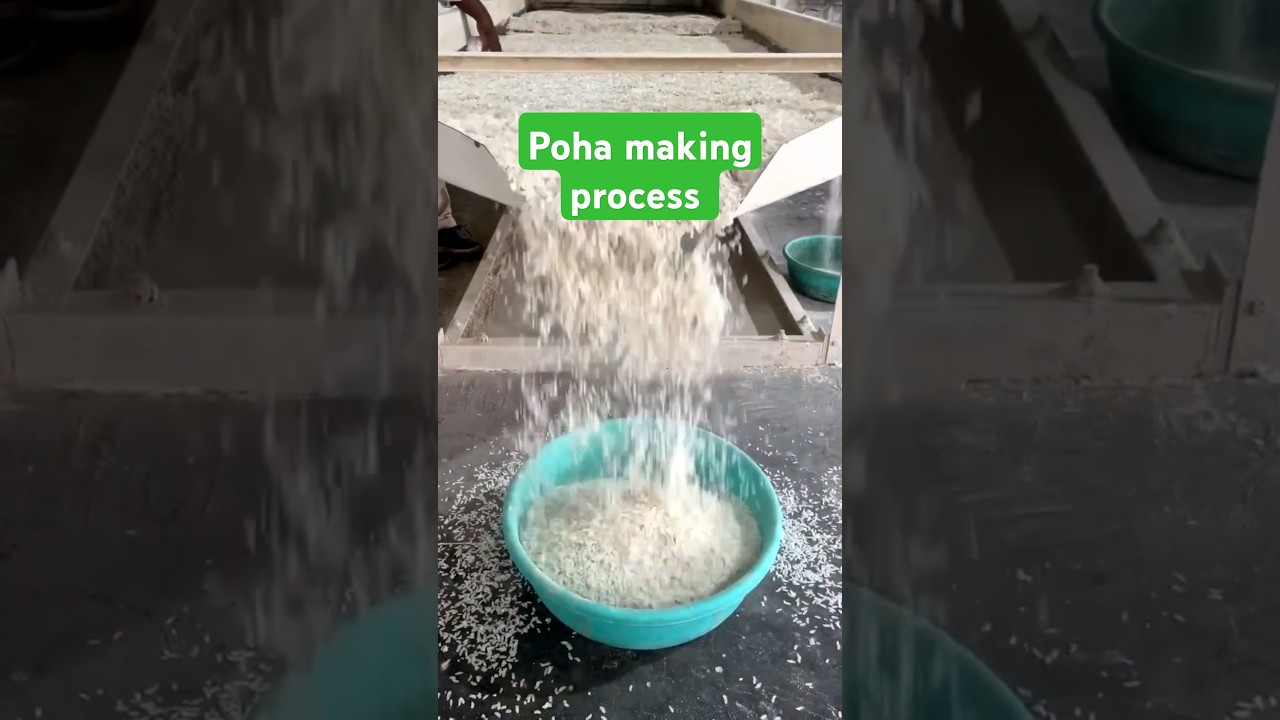 Poha making process at factory 🧐👌🙏#shortsfeed #youtubeshorts #shortsviral