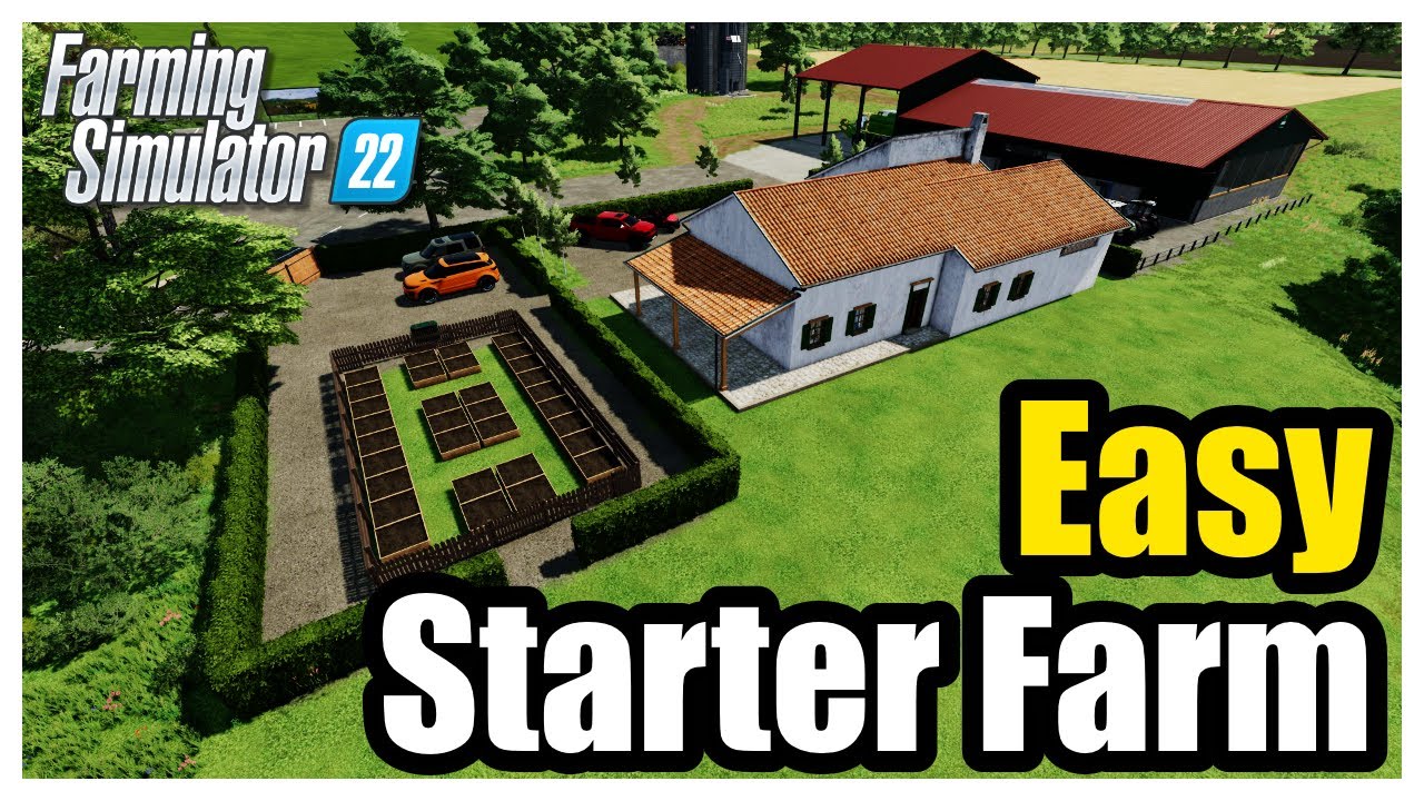 FS22 | £1.25M Custom Farm Build w/ Two Fields | Haut-Beyleron w/ SaveGame