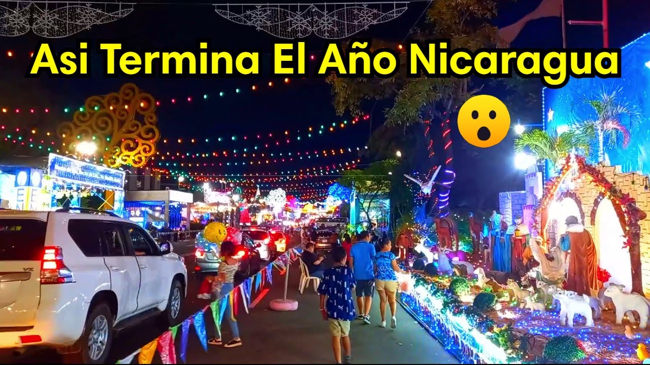 Así Se CELEBRA el FIN De Año En Managua Nicaragua - Merry christmas