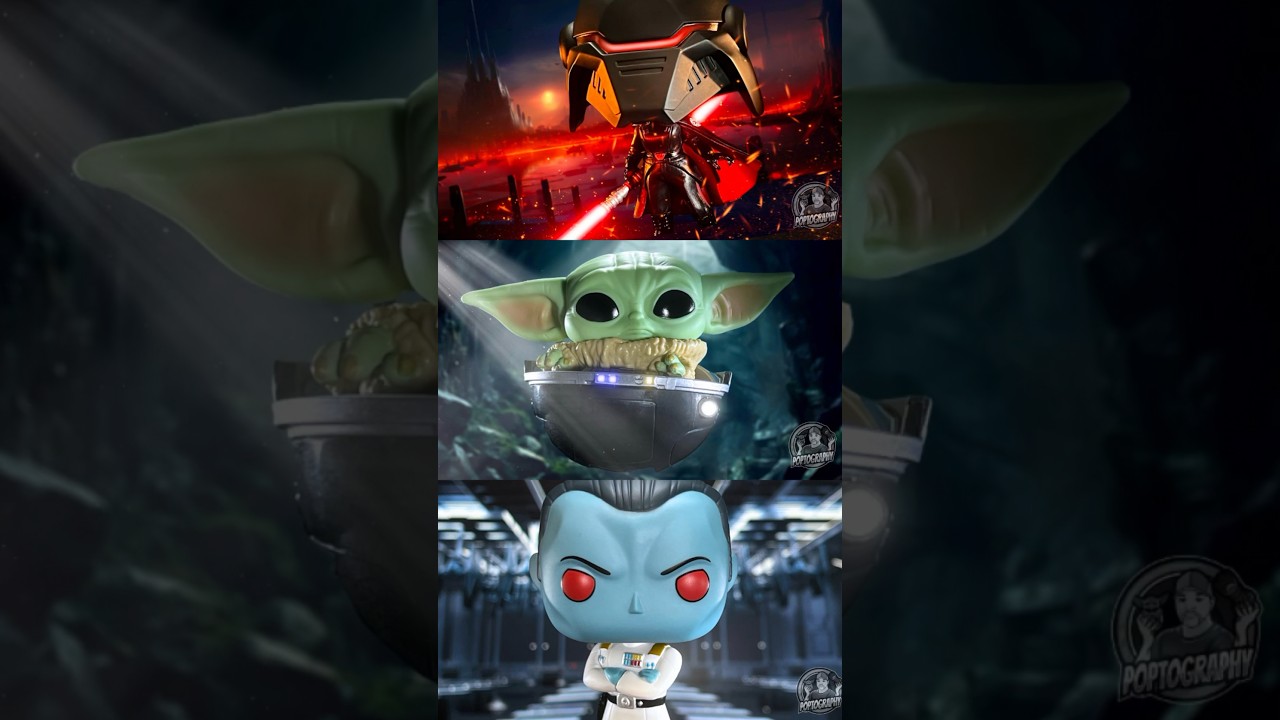 Star Wars Funko Pop! Toy Photography: @poptography #shorts