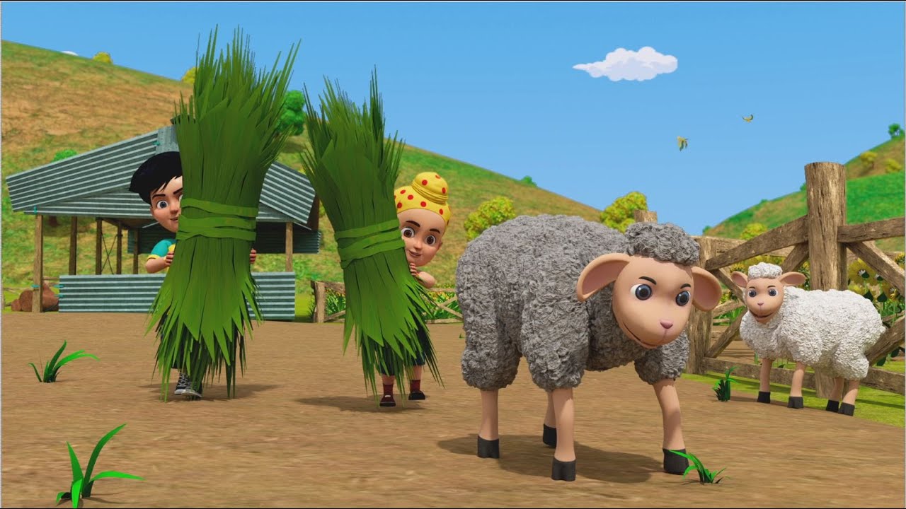 Baa Baa Sheep Rhymes 🐑 | Kids Animal Songs | TMKOC English Rhymes