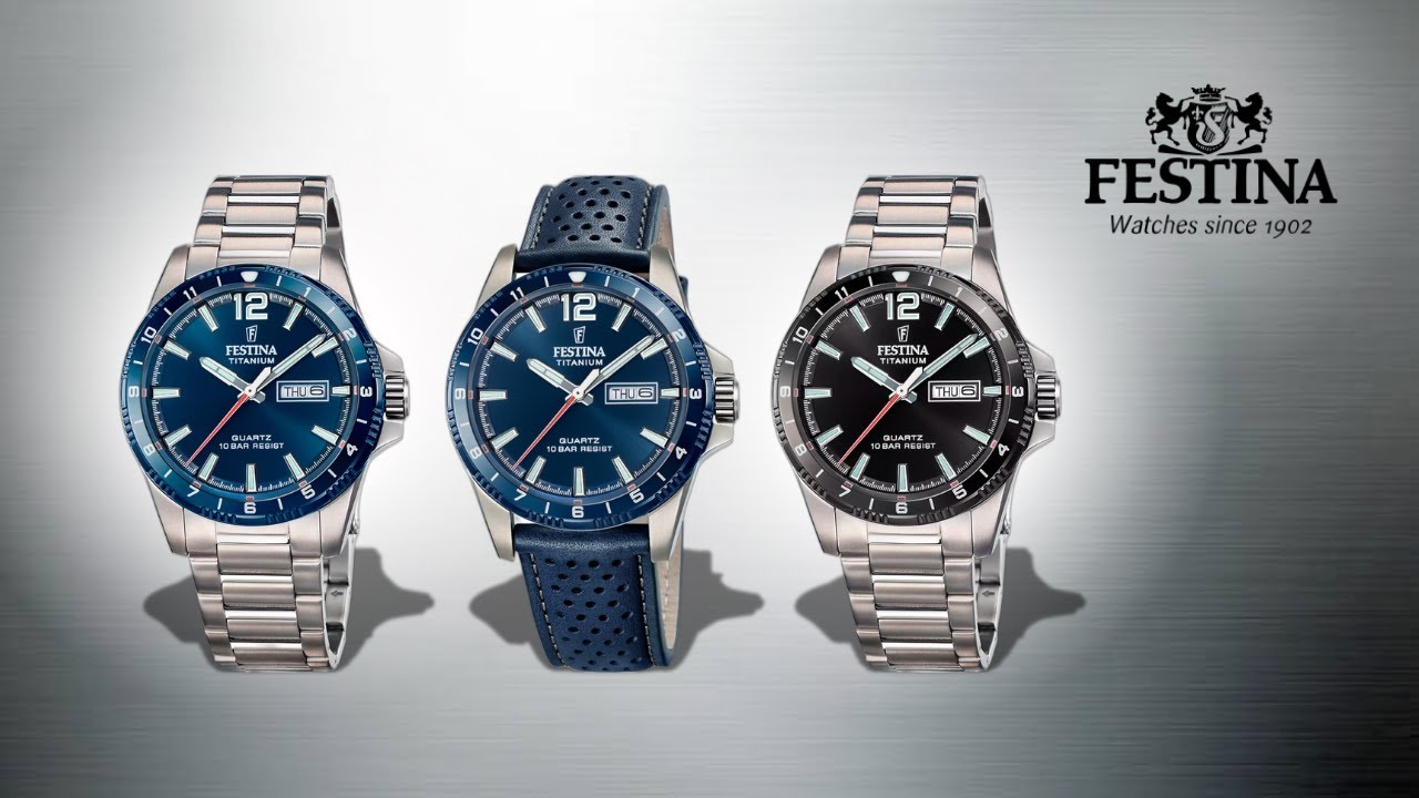 ТРИ ТИТАНА!!! Мужские наручные часы FESTINA Titanium | Style-Time