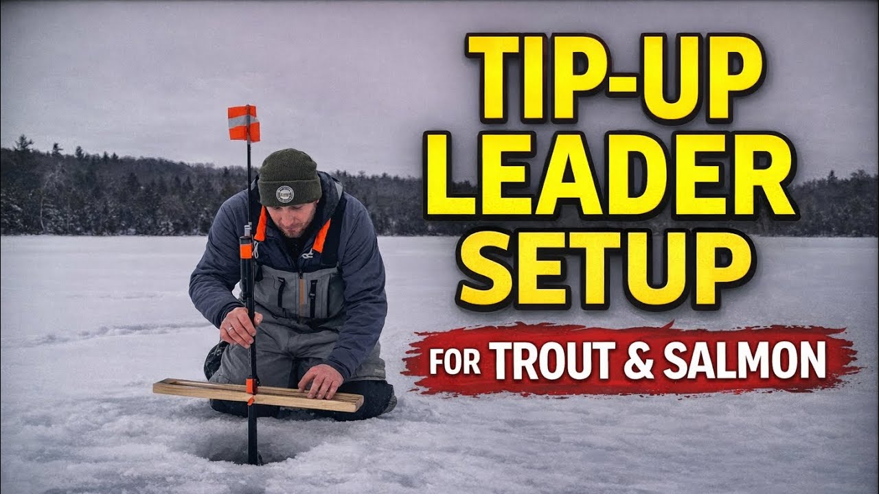 DO THIS & Cath More Fish! | Tip-Up Leader Setup For Trout & Salmon